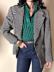 Blazer in lana pied de poule Yves Saint Laurent