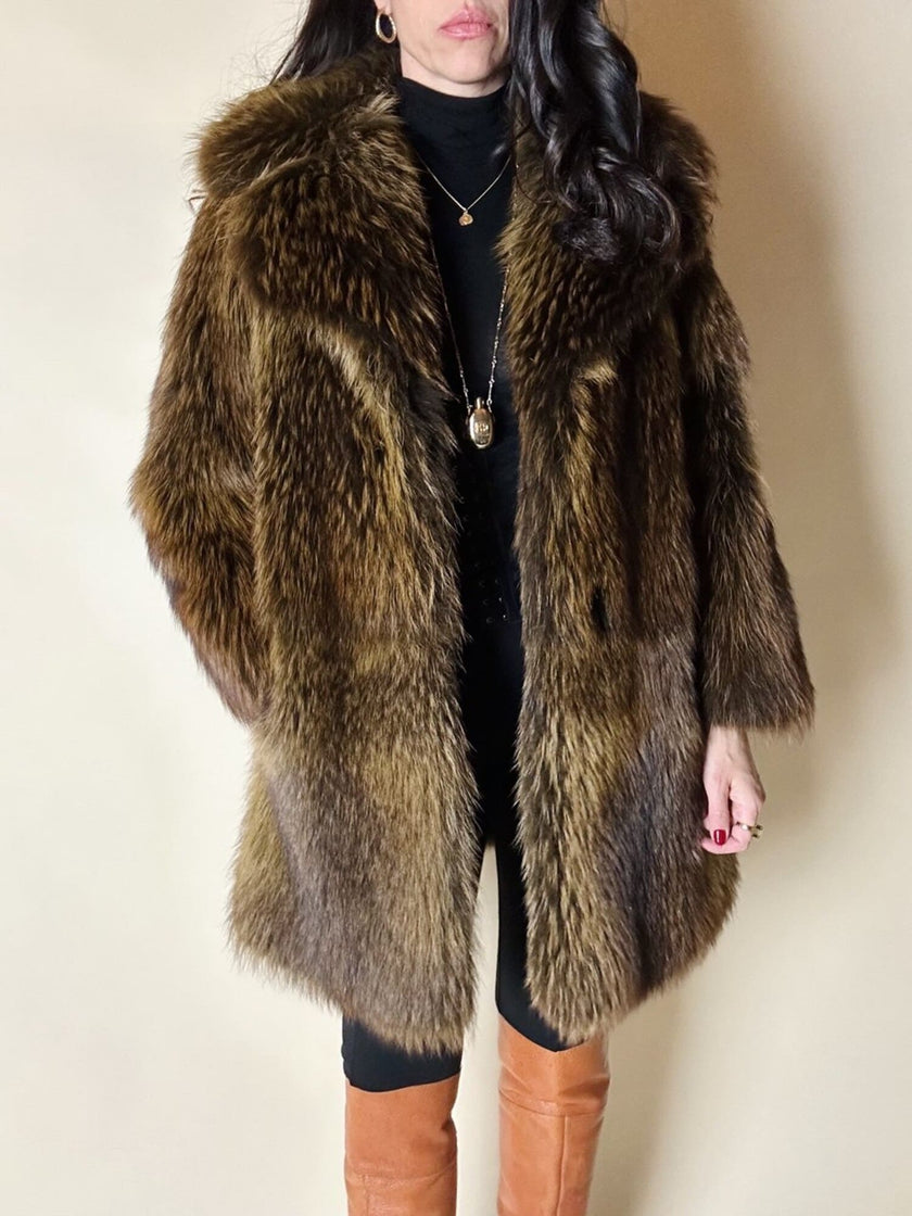 Vintage Murmasky fur in golden-brown, Viscardi Torino