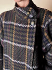Cappotto lungo in pura lana vergine  fantasia tartan Fashion By Classic