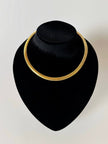 Collier vintage tubogas in metallo oro