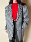 Blazer vintage Yves Saint Laurent in lana pied de poule
