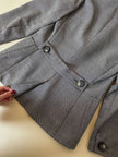 Giacca grigia con martingala “Yves Saint Laurent”