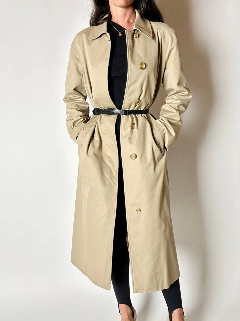 Trench vintage Burberry’s in gabardine beige