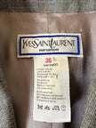 Giacca grigia con martingala “Yves Saint Laurent”