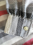 Camicia Yves Saint Laurent a righe multicolori con manica a pipistrello