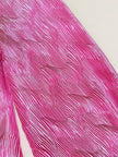 Camicia rosa in tessuto micro plissé con bottoni in madreperla “Ganni”