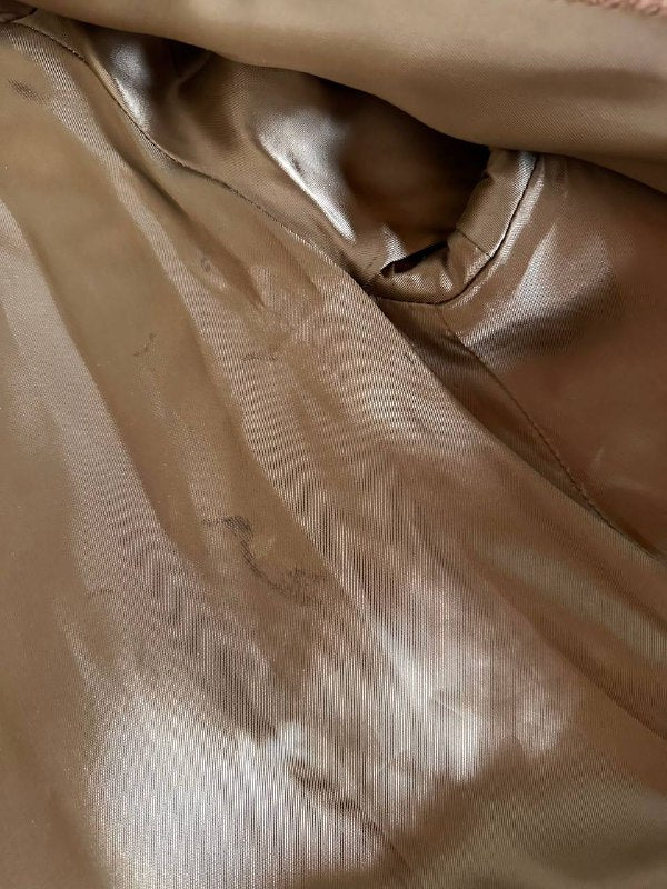 Cappottino in pregiata lana color cammello scuro Belinda Brown