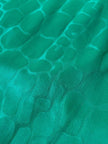 Abito verde smeraldo con abbottonatura posteriore “Yves Saint Laurent”