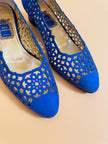 Ballerine in nabuk blu royal 