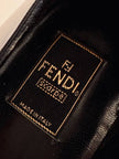 Ballerine in pelle nera “Fendi”