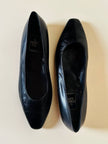 Ballerine in pelle nera “Fendi”