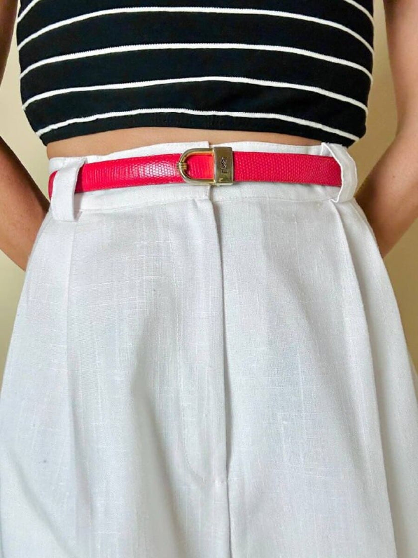 Bermuda bianco con pince “Katies”