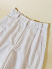 Bermuda bianco con pince “Katies”