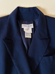 Blazer doppiopetto blu con bottoni dorati “Yves Saint Laurent”