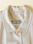 “Yves Saint Laurent” ecru silk-blend bon ton blazer