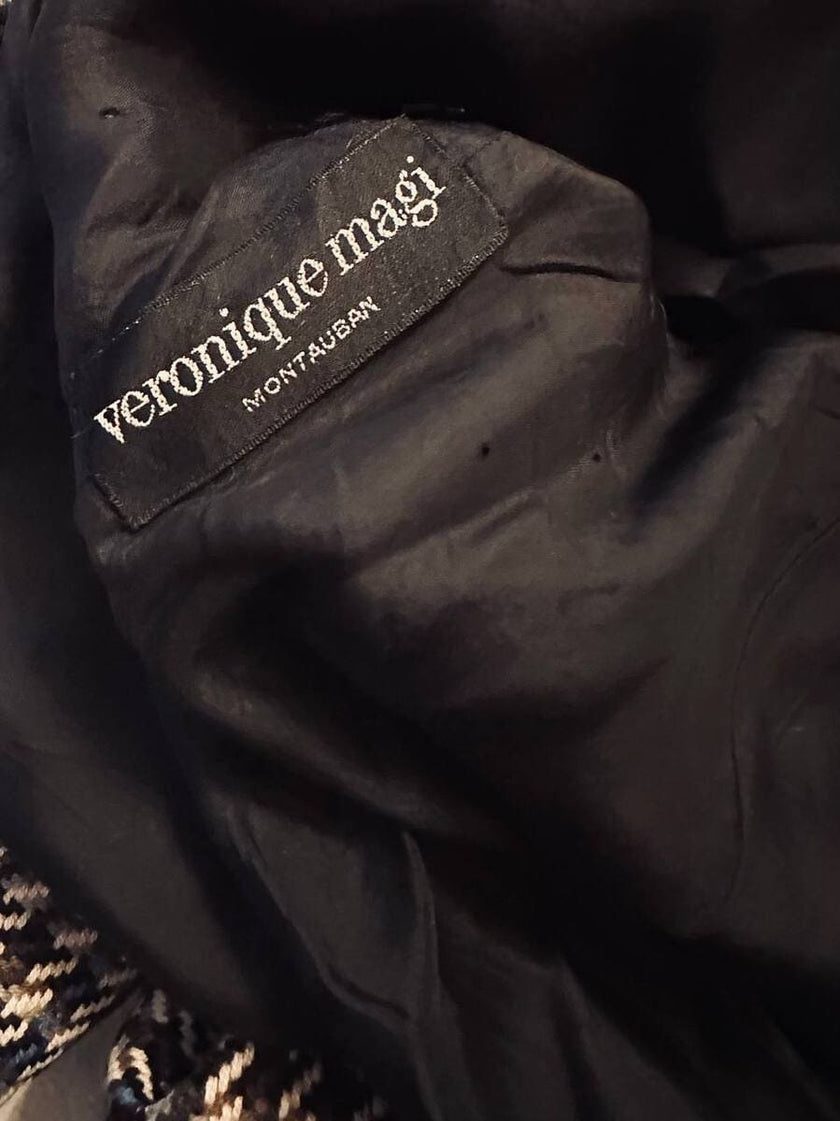 Blazer in lana pied de pule “Yves Saint Laurent Variation”