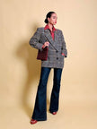 Blazer in lana pied de pule “Yves Saint Laurent Variation”