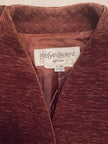 Chocolat blazer Yves Saint Laurent