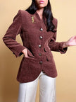 Chocolat blazer Yves Saint Laurent