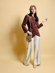 Chocolat blazer Yves Saint Laurent