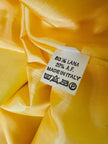 Blazer dress in rasato di lana giallo pastello