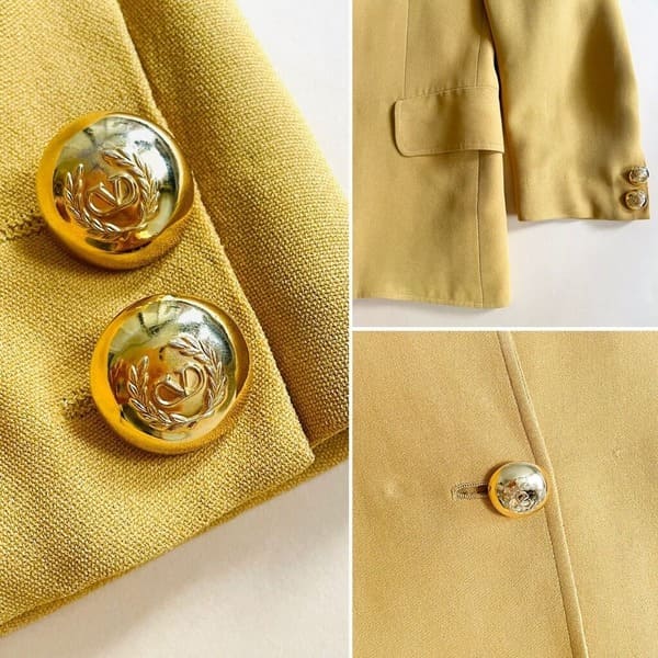 Blazer amarillo Valentino
