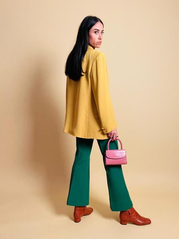 Blazer amarillo Valentino