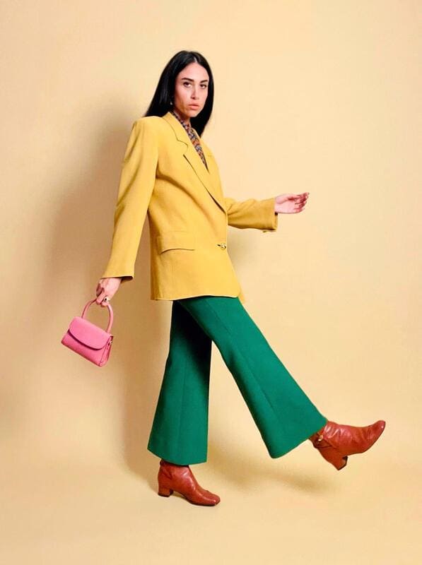 Blazer amarillo Valentino