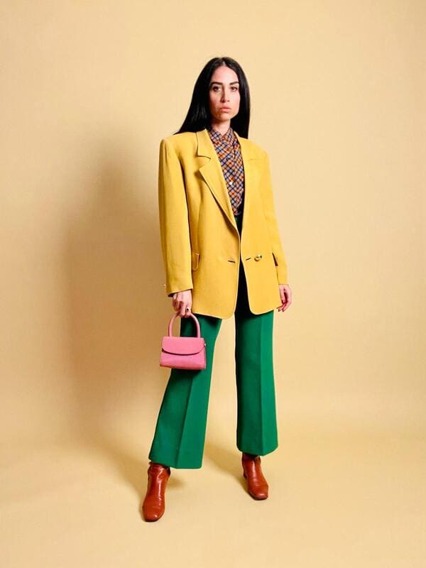 Blazer amarillo Valentino