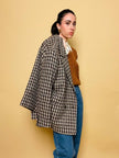 Blazer Herno in lana “en variante de pied de poule”