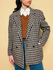 Blazer Herno in lana “en variante de pied de poule”
