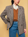 Blazer Herno in lana “en variante de pied de poule”