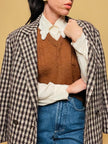 Blazer Herno in lana “en variante de pied de poule”