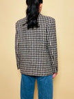 Blazer Herno in lana “en variante de pied de poule”