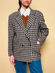 Blazer Herno in lana “en variante de pied de poule”
