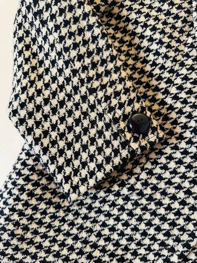Blazer in lana pied de poule Yves Saint Laurent