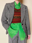 Gilet corto color tabacco in filato Velicren Snia