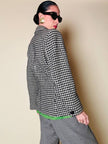 Blazer in lana pied de poule Yves Saint Laurent