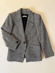 Blazer in lana pied de poule Yves Saint Laurent