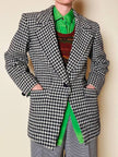 Blazer in lana pied de poule Yves Saint Laurent
