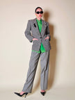 Blazer in lana pied de poule Yves Saint Laurent