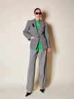 Blazer in lana pied de poule Yves Saint Laurent