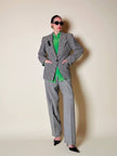 Blazer in lana pied de poule Yves Saint Laurent