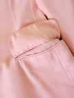 Blazer sartoriale in lana leggera rosa pastello
