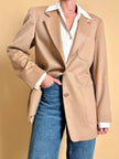 Blazer in pregiato cammello 