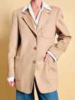 Blazer in pregiato cammello 