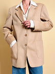Blazer in pregiato cammello 