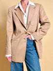 Blazer in pregiato cammello 