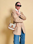 Blazer in pregiato cammello 