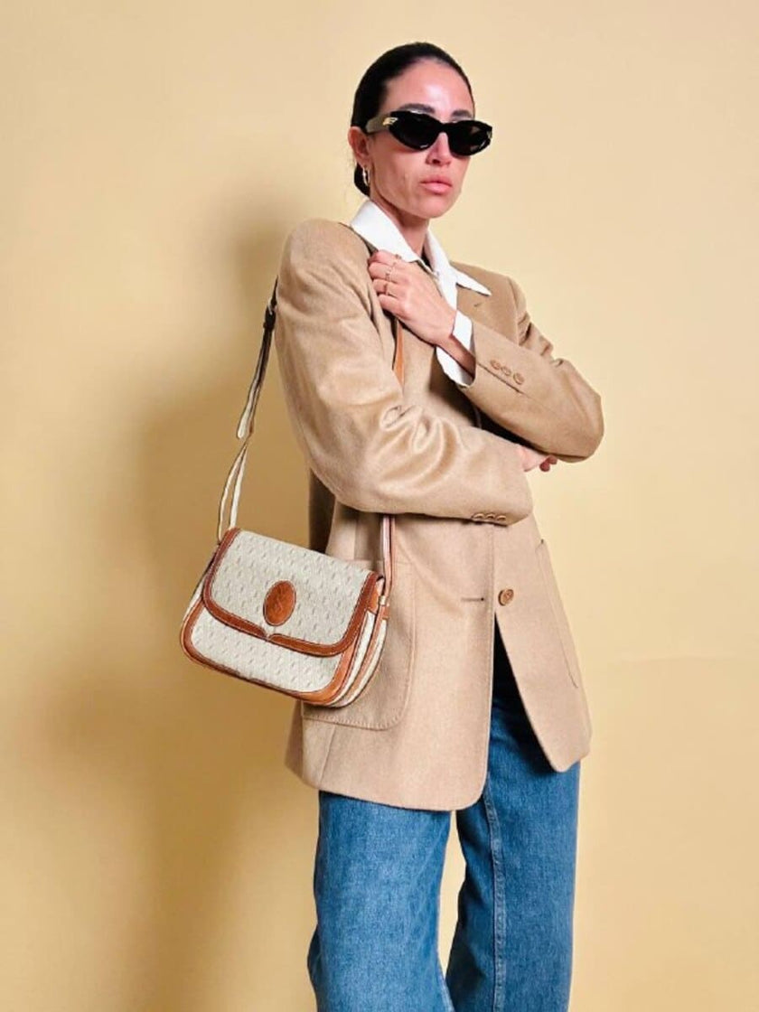 Blazer in pregiato cammello 